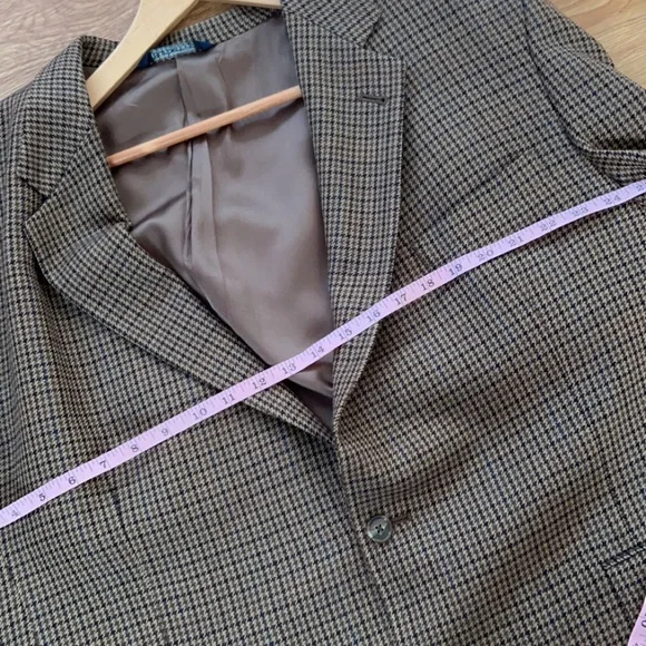 Vintage Burberry Houndstooth Sports Coat - Picture 8 of 11